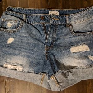 Forever 21 denim shorts